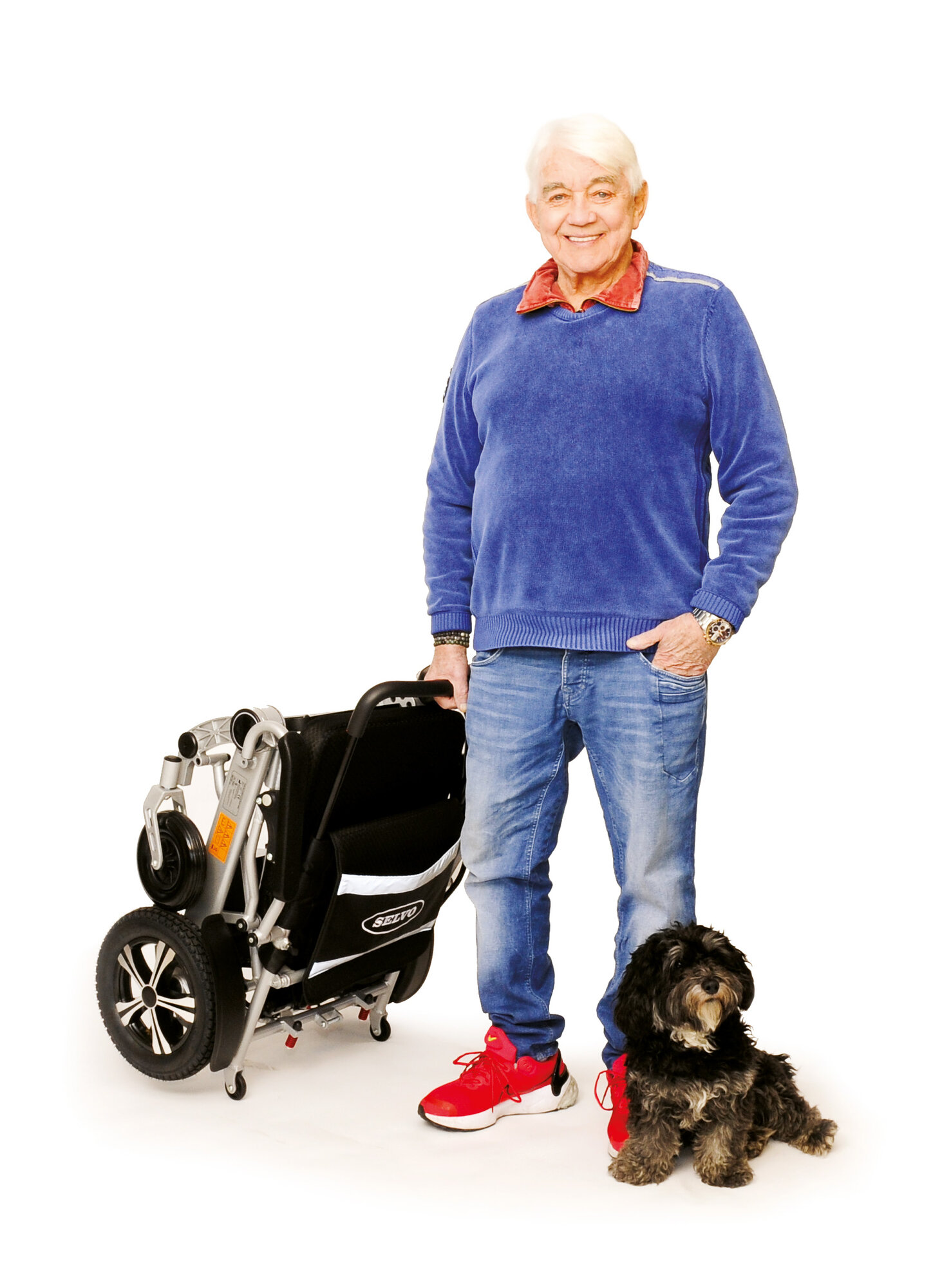 Elektrický snadno skladný invalidní vozík SELVO i4500
